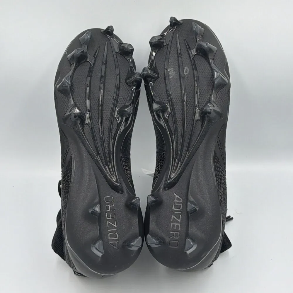 Adidas Adizero Impact Black/White Football Cleats Shoes IE1413 Men's Size 8 NWT